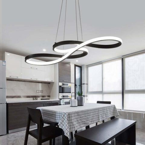 Triple-Loop LED Pendant Light for Dining and Living Room Lighting