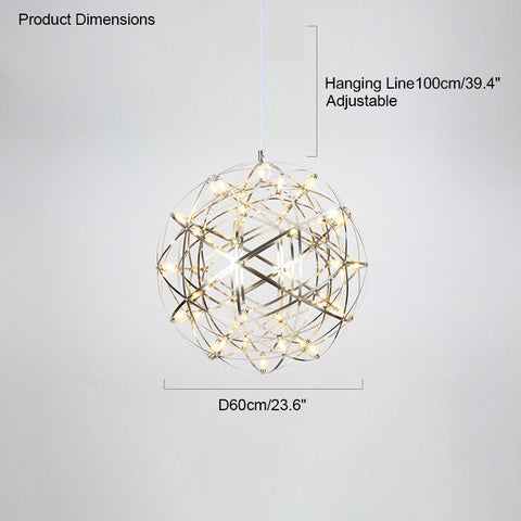 Designer LED Sphere Chandelier