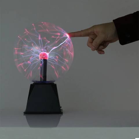 Plasma Ball Night Light with Colorful Electric Filaments — product view
