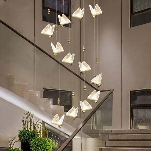 Butterfly LED Pendant Light for Kids' Bedroom and Playroom Lighting