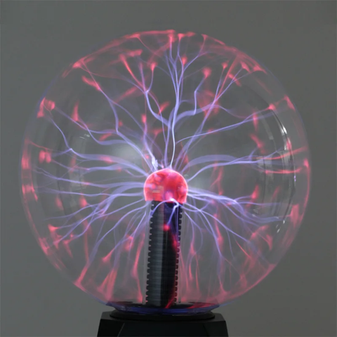 Plasma Ball Night Light with Colorful Electric Filaments — product view