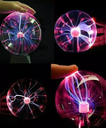 Plasma Ball Night Light with Colorful Electric Filaments — product view