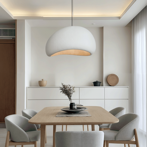 Modern Textured Dome Pendant Light with Adjustable Suspension for Contemporary Interiors