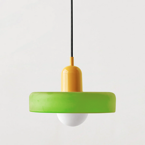 Bauhaus Glass Pendant Light with Adjustable Suspension for Modern Interiors