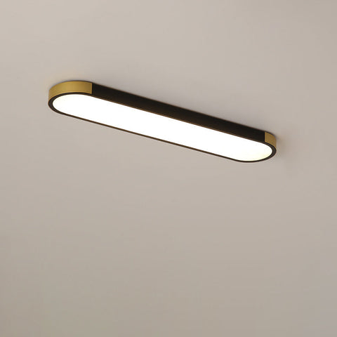 Rectangular Ring LED Flush Mount Ceiling Light for Modern Interiors