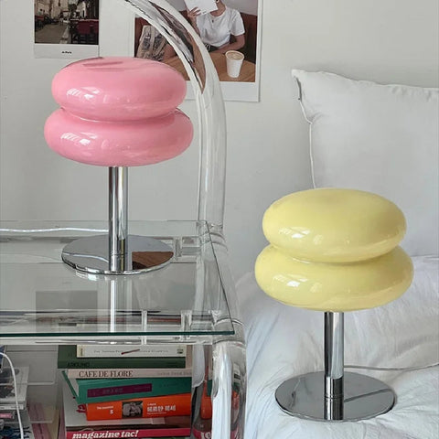 Cordless Bauhaus Style LED Table Lamp with Touch Dimming for Modern Interiors
