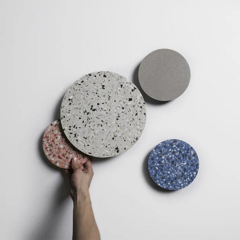 Scandinavian Terrazzo LED Wall Lamp with Modern Minimalist Circular Design