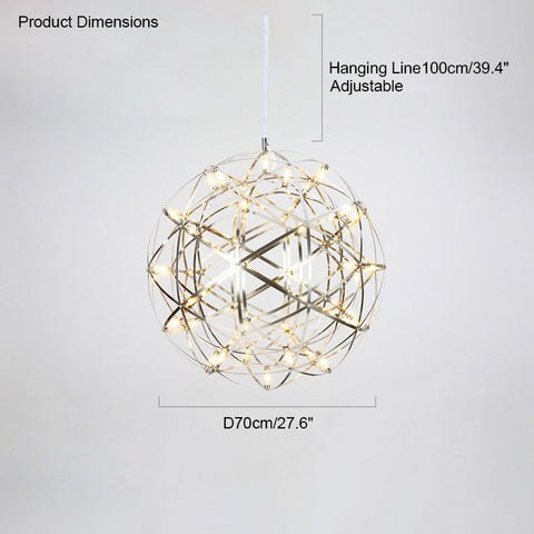 Designer LED Sphere Chandelier