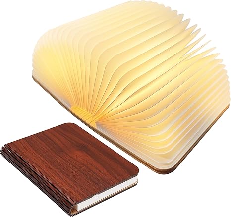 Rechargeable Foldable LED Book Lamp for Portable Ambient Lighting