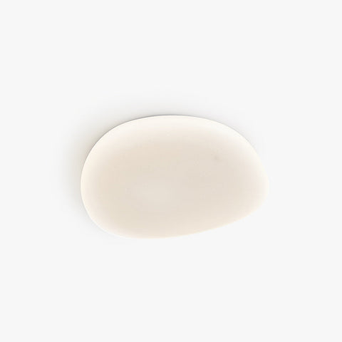 Pebble-Shaped LED Flush Mount Ceiling Light for Bedrooms and Bathrooms