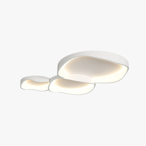 Modern Wave LED Ceiling Light for Living Rooms, Bedrooms, and Dining Areas
