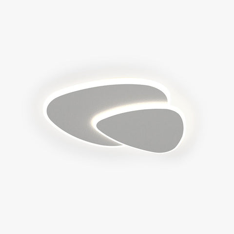 Geometric LED Flush Mount Ceiling Light for Bedroom and Living Room