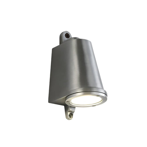 Outdoor Wall Light with Bell Shade and Focused LED Beam