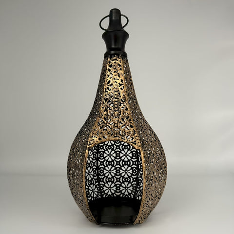 Moroccan Metal Lantern Table Lamp