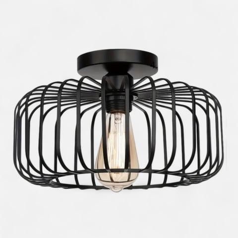Modern Black Metal Ceiling Light