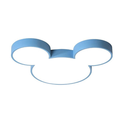 Cartoon Mouse-Ear LED Flush Mount Ceiling Light — product view