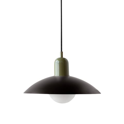 Shallow Dome Pendant Light for Kitchen Islands and Dining Tables