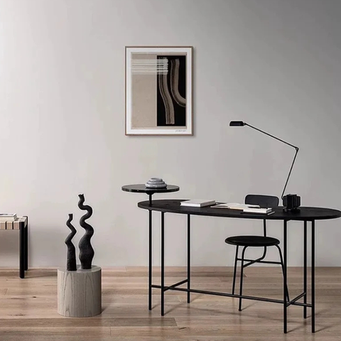 Desk Lamp with Articulated Metal Arm and Adjustable LED Light