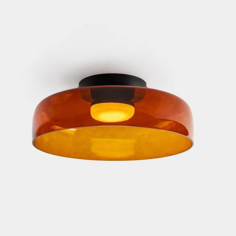 Modern Layered Glass LED Ceiling Light for Contemporary Living Spaces