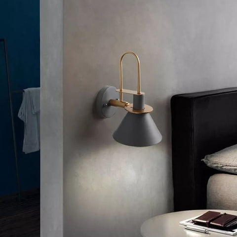 Nordic Metal Wall Sconce for Bedrooms, Kitchens, and Living Rooms