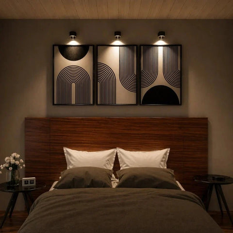 Cordless Magnetic Wall Light with 360-Degree Rotation