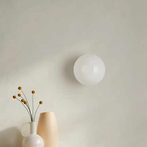 Minimalist Glass LED Wall Light for Warm Ambient Lighting