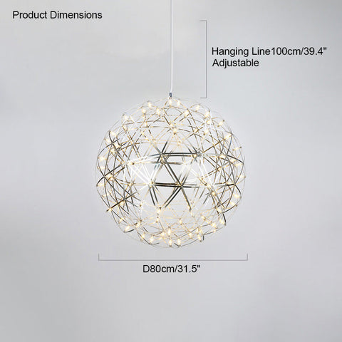 Designer LED Sphere Chandelier