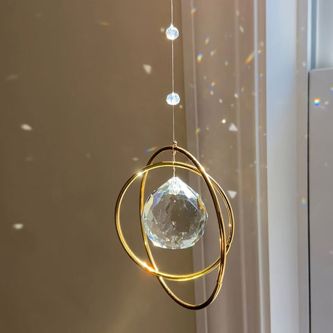 Crystal Teardrop Hanging Ornament