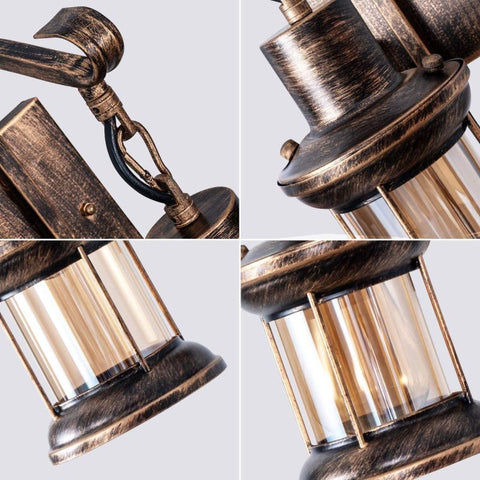 Industrial Metal Wall Sconce for Bedroom and Living Room Lighting