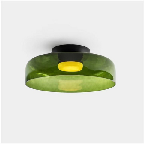 Modern Layered Glass LED Ceiling Light for Contemporary Living Spaces