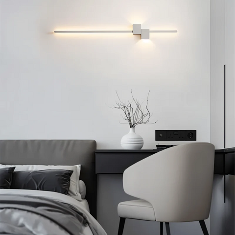 Minimalist Aluminum LED Wall Light for Modern Ambient Lighting