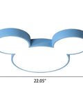 Cartoon Mouse-Ear LED Flush Mount Ceiling Light — product view