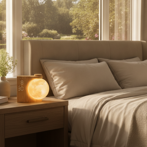 Sunrise Alarm Clock with Globe Light and Digital Display