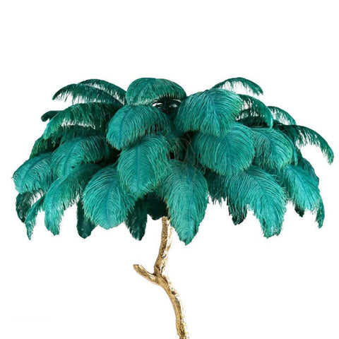 Feather Floor and Table Lamp for Bedrooms and Decorative Living Spaces