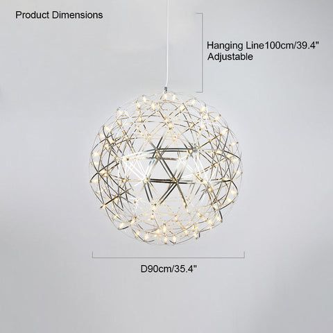 Designer LED Sphere Chandelier