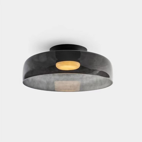 Modern Layered Glass LED Ceiling Light for Contemporary Living Spaces