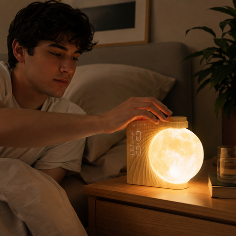 Sunrise Alarm Clock with Globe Light and Digital Display