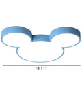 Cartoon Mouse-Ear LED Flush Mount Ceiling Light — product view
