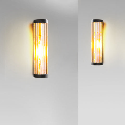 Semi-Cylindrical Outdoor Wall Light for Patios, Porches, and Entryways