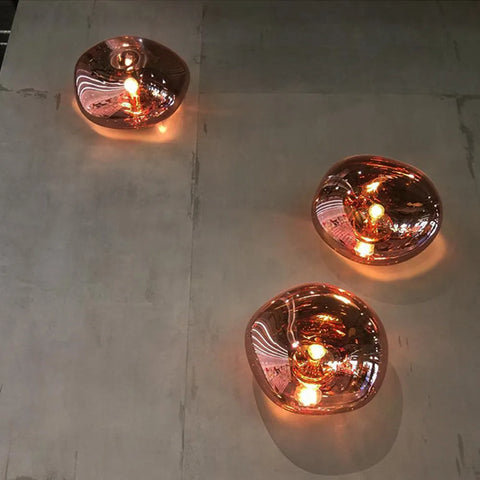 Sculptural Acrylic Wall Sconce for Bedroom and Living Room Lighting