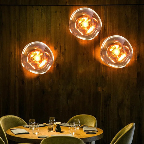 Sculptural Acrylic Wall Sconce for Bedroom and Living Room Lighting
