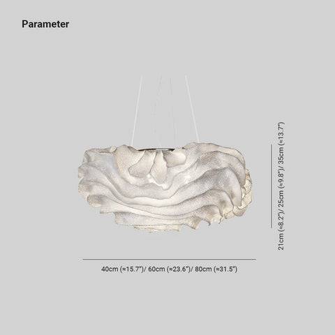 Sculptural Cloud Pendant Light for Dining and Living Room Lighting