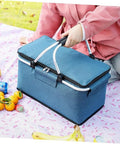 Collapsible Picnic Basket with Carry Handle — product view