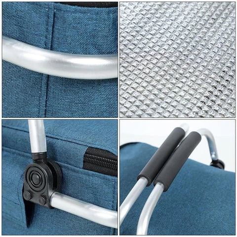 Collapsible Picnic Basket with Carry Handle — product view