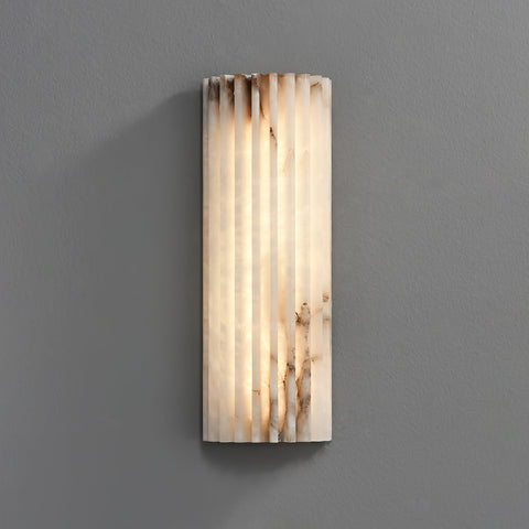 Alabaster LED Wall Sconce for Bathroom and Bedroom Accent Lighting