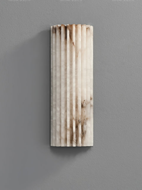 Alabaster LED Wall Sconce for Bathroom and Bedroom Accent Lighting