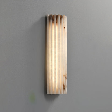 Alabaster LED Wall Sconce for Bathroom and Bedroom Accent Lighting