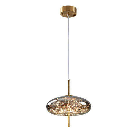 Pendant Light with Modern Glass Shade