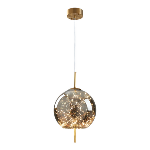 Pendant Light with Modern Glass Shade