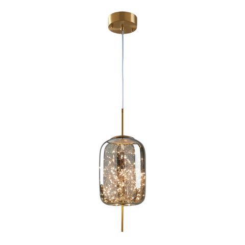 Pendant Light with Modern Glass Shade